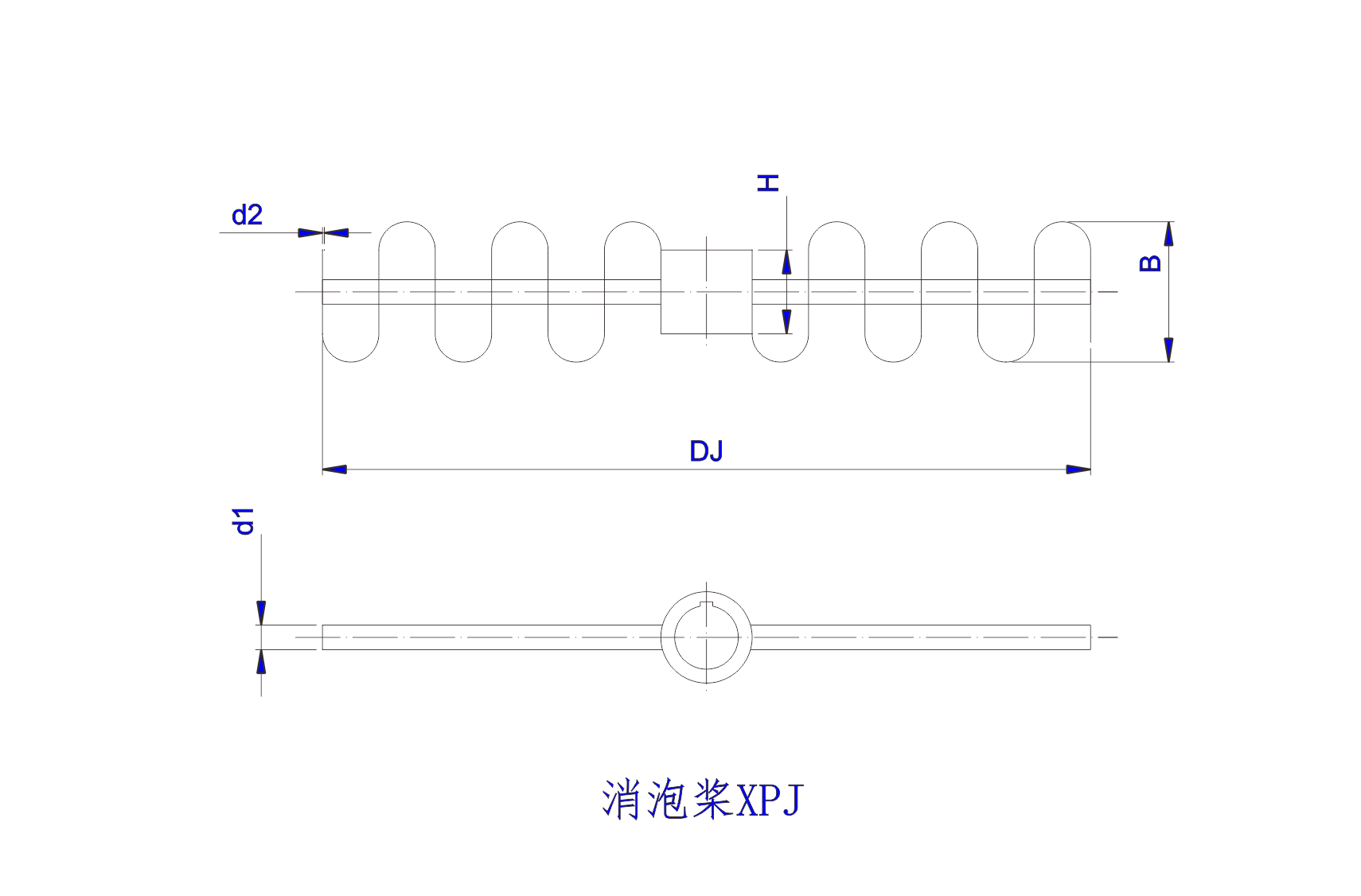   搅拌机消泡器设计图